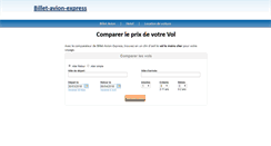 Desktop Screenshot of billet-avion-express.com